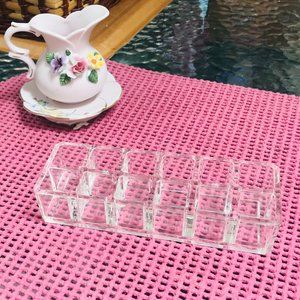 💋Acrylic Lipstick Organizer — Clear, Compact & Chic
